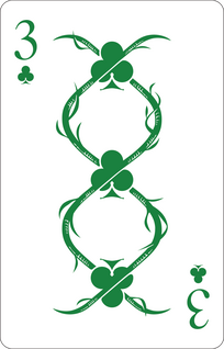 3 of Clovers (Green Green)